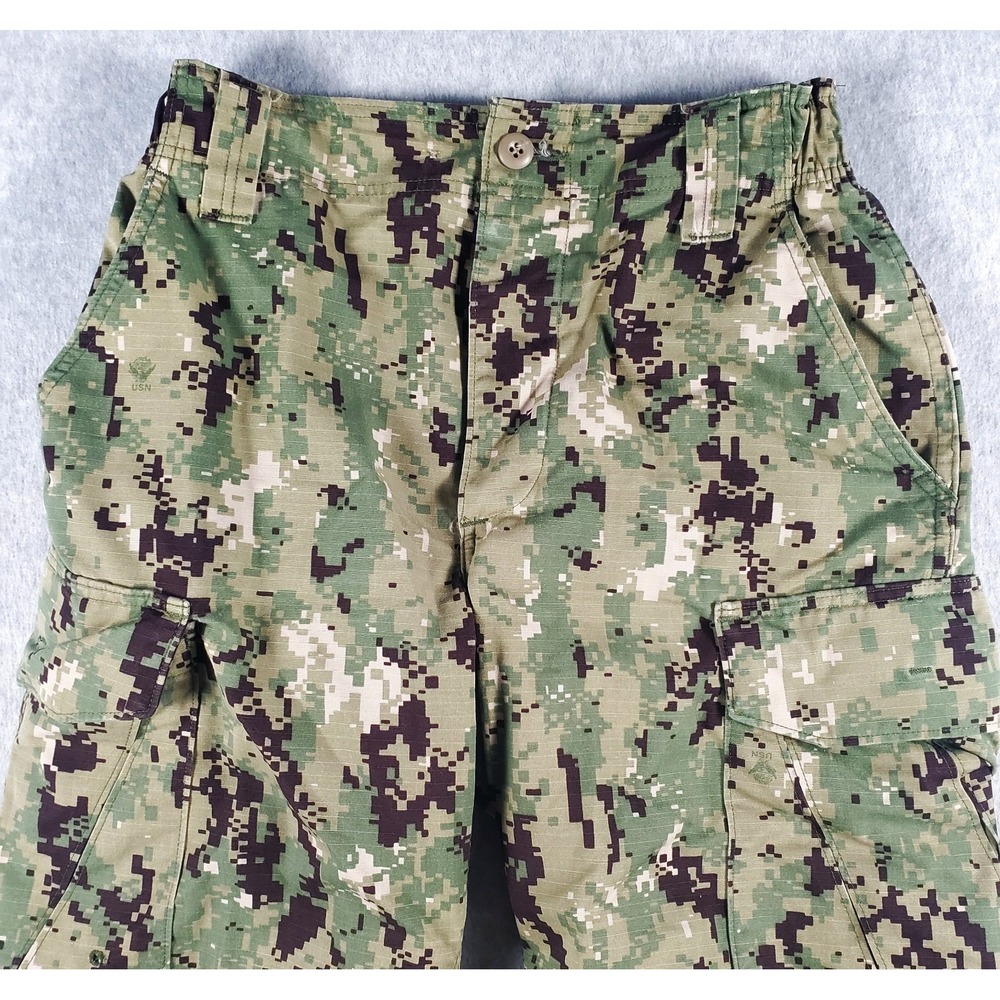 Military Pants Mens Small Regular 28X31 NWU‎ Type III Navy Seals Camo Cargo - Picture 3 of 13